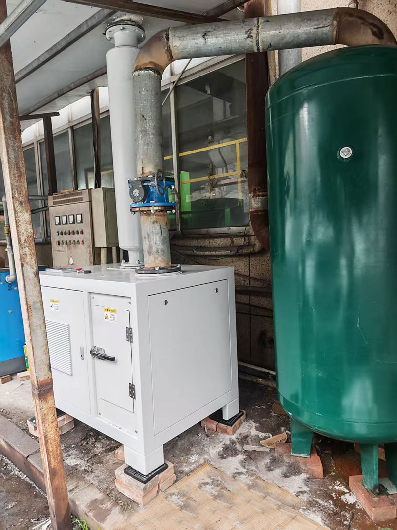 温州意柏朗服饰有限公司选用嘉浮22KW抽湿真空泵
