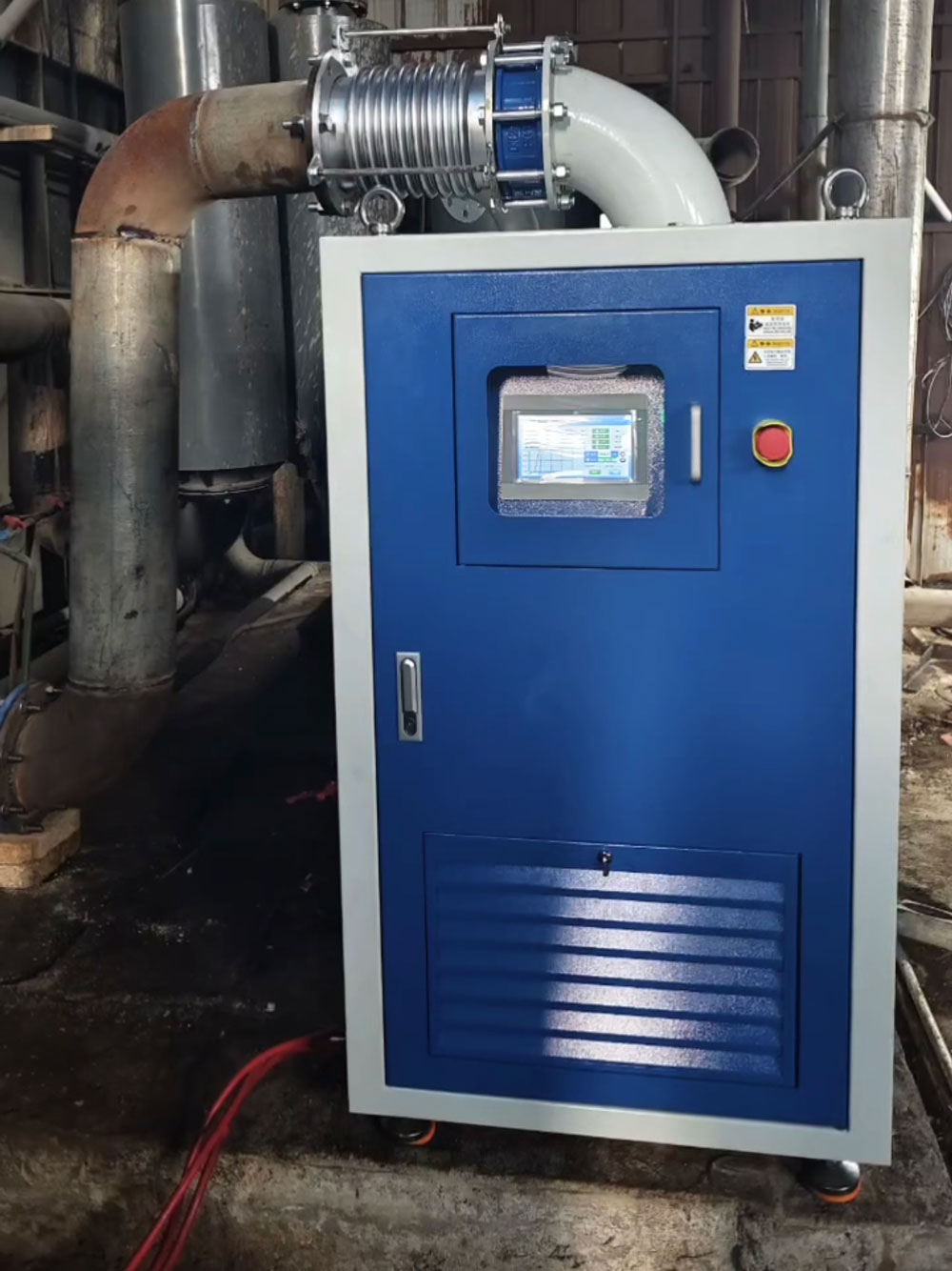 广东潮汕某造纸企业选用嘉浮55KW空气悬浮鼓风机用于污水处理工艺